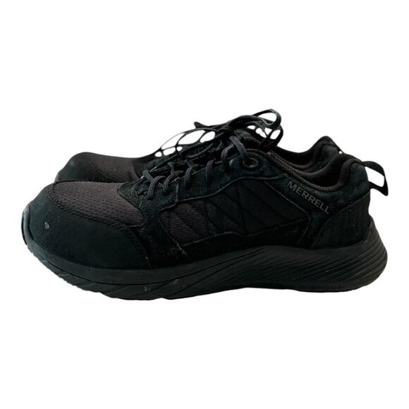 Merrell Men's Black Alpine Sneaker Carbon Fiber Work Shoe Size 8.5 - Picture 5 of 10